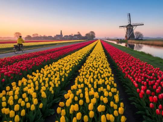 Windmills in Netherlands